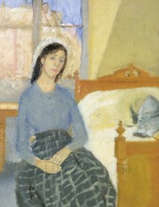 パリの彼女の部屋にいるアーティスト